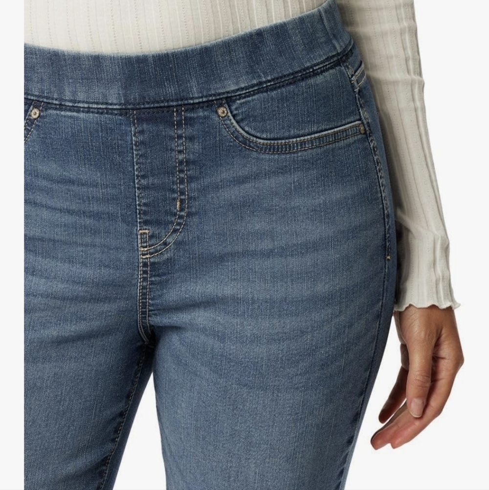 NWT LEVI STRAUSS SIGNATURE PULL ON SKINNY JEAN Size 10 W30 - Picture 5 of 11
